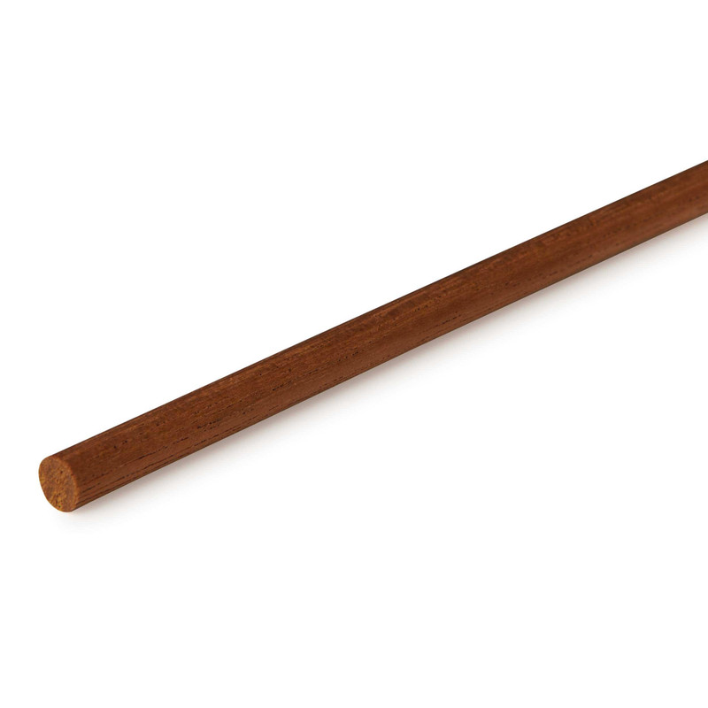 36" Round Wood Dowel - Species:Mahogany - Diameter:1/4"